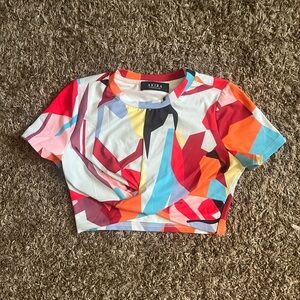 Women’s multi color crop